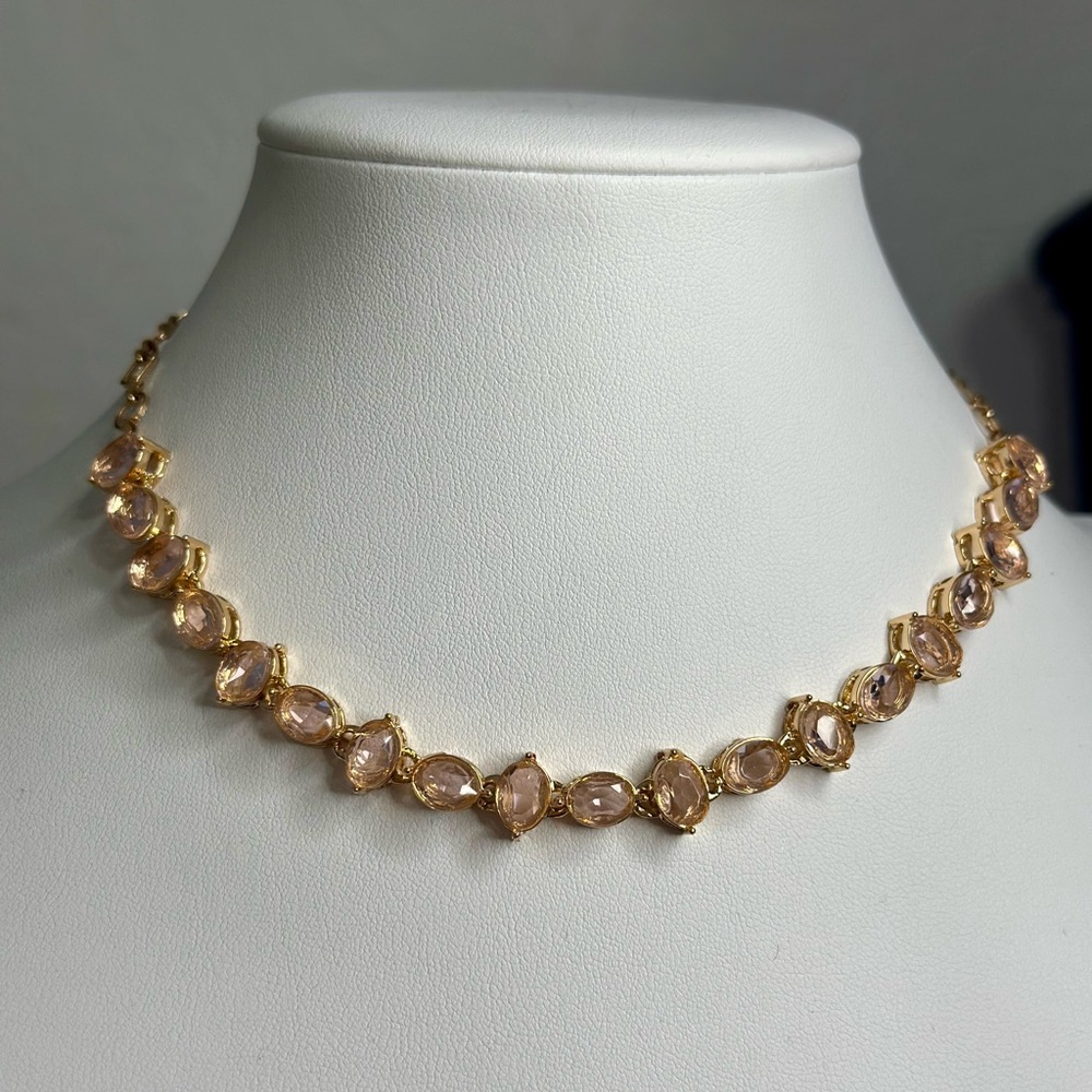 Express Choker, Pink Ice colored glass gemstones, nwt - Picture 6 of 17